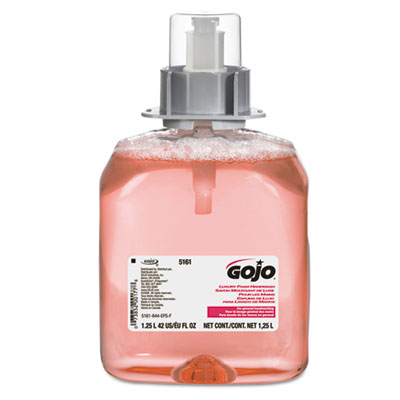 GOJO FMX-12 Foam Hand Wash, Cranberry, FMX-12 Dispenser, 1250mL Pump, 3/Carton (GOJ 5161-03)