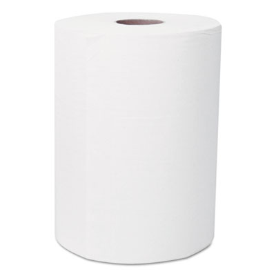 Scott Slimroll Hard Roll Towels, 8" x 580ft, White, Roll, 6 Rolls/Carton (KCC 12388)