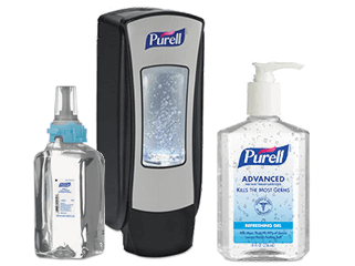 Hand sanitizers & dispensers