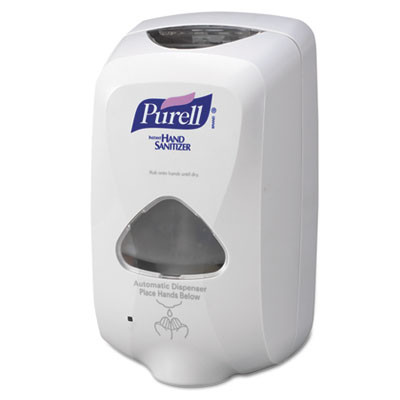 PURELL TFX sensor activated hand sanitizer dispenser, 1200ml capacity, Dove Gray